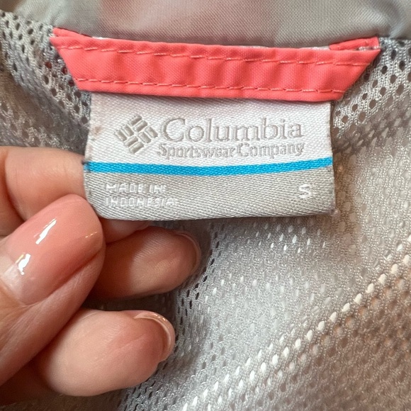 Columbia Arcadia II Jacket Juicy Hood Cinch Waist Pockets Waterproof Small - Picture 11 of 15